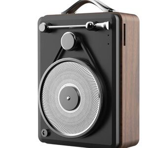 NIB Retro Bluetooth Mini Speaker